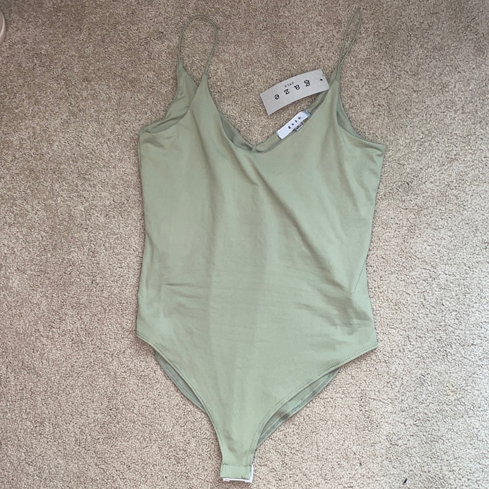 Gaze Muted Green Bodysuit